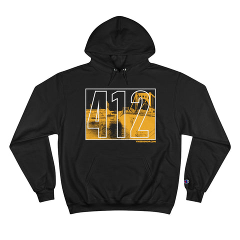 The 412 Series - PNC Park - Champion Hoodie Hoodie - YinzerShop
