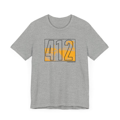 The 412 Series - PNC Park - Short Sleeve Tee T-Shirt - YinzerShop