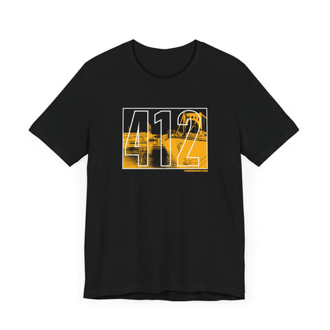The 412 Series - PNC Park - Short Sleeve Tee T-Shirt - YinzerShop