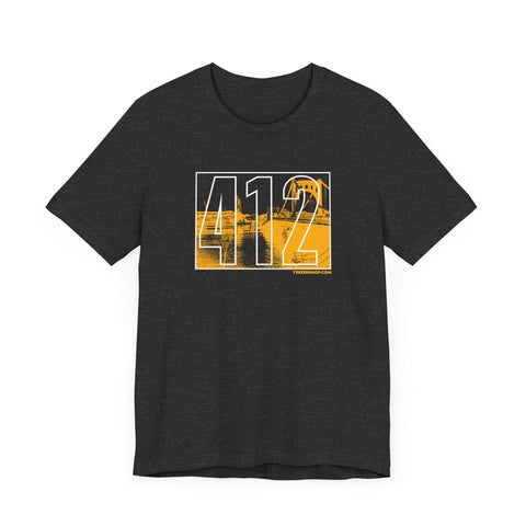 The 412 Series - PNC Park - Short Sleeve Tee T-Shirt - YinzerShop