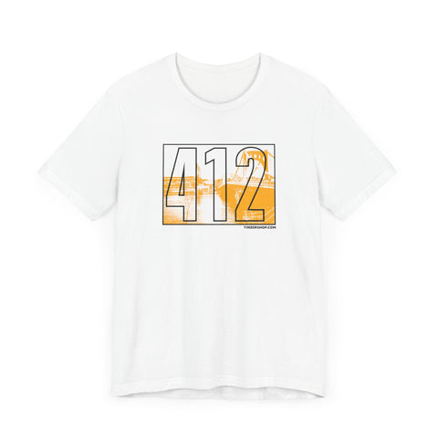The 412 Series - PNC Park - Short Sleeve Tee T-Shirt - YinzerShop