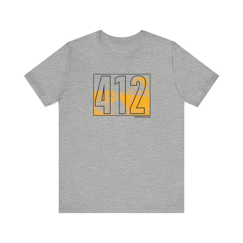 The 412 Series - PNC Park - Short Sleeve Tee T-Shirt - YinzerShop