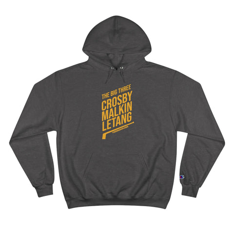 The Big Three - Crosby, Malkin, Letang - Hockey - Champion Hoodie Hoodie - YinzerShop