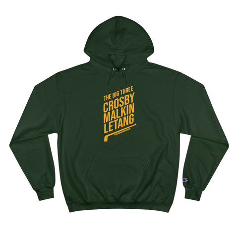 The Big Three - Crosby, Malkin, Letang - Hockey - Champion Hoodie Hoodie - YinzerShop