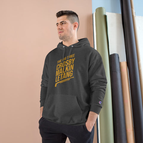 The Big Three - Crosby, Malkin, Letang - Hockey - Champion Hoodie Hoodie - YinzerShop