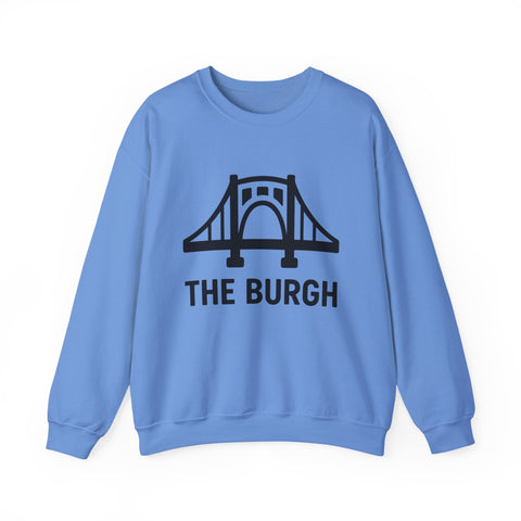 The Burgh Bridge Icon - Heavy Blend™ Crewneck Sweatshirt Sweatshirt - YinzerShop