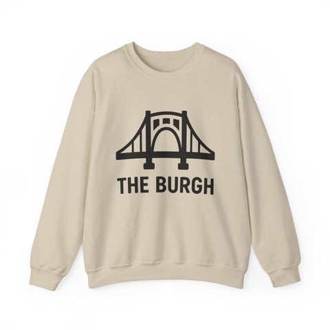 The Burgh Bridge Icon - Heavy Blend™ Crewneck Sweatshirt Sweatshirt - YinzerShop