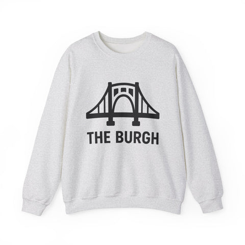 The Burgh Bridge Icon - Heavy Blend™ Crewneck Sweatshirt Sweatshirt - YinzerShop