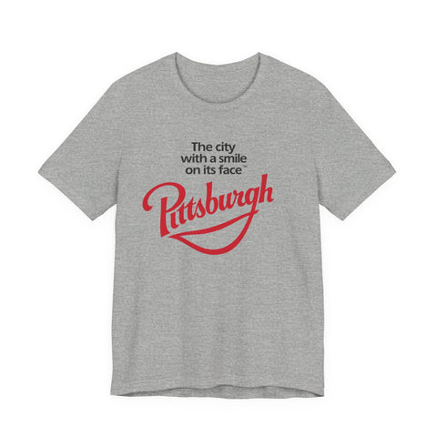 The City with a Smile on its Face - Unisex Jersey Short Sleeve Tee T-Shirt - YinzerShop
