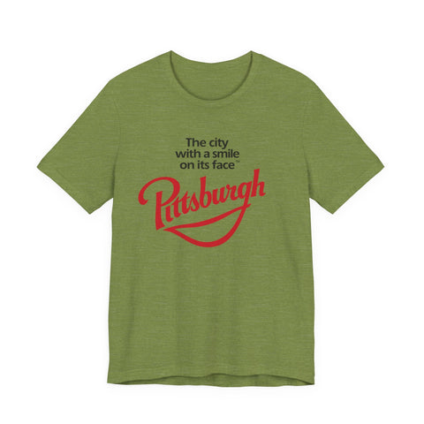 The City with a Smile on its Face - Unisex Jersey Short Sleeve Tee T-Shirt - YinzerShop