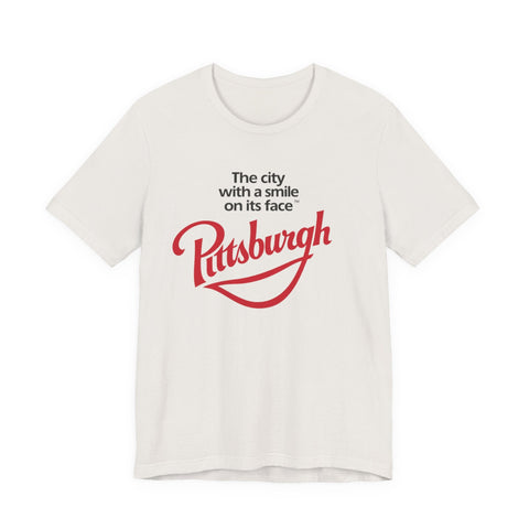 The City with a Smile on its Face - Unisex Jersey Short Sleeve Tee T-Shirt - YinzerShop