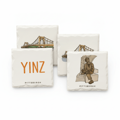 The Doodle Line Coaster Bundle - YinzerShop