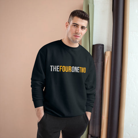 The Four One Two - Area Code - Champion Crewneck Sweatshirt Sweatshirt - YinzerShop