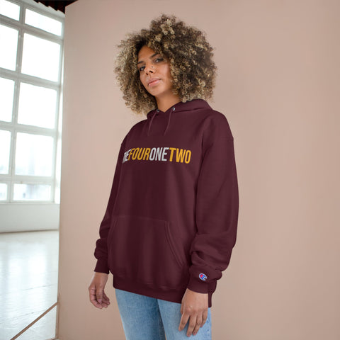 The Four One Two - Area Code - Champion Hoodie Hoodie - YinzerShop