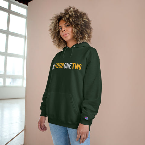 The Four One Two - Area Code - Champion Hoodie Hoodie - YinzerShop