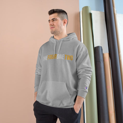 The Four One Two - Area Code - Champion Hoodie Hoodie - YinzerShop