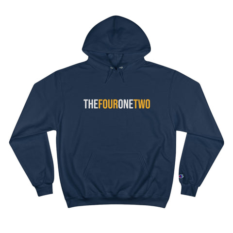 The Four One Two - Area Code - Champion Hoodie Hoodie - YinzerShop
