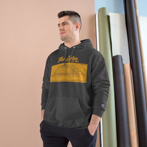 The Igloo - EST 1961 - Civic Arena - Retro Schematic - Champion Hoodie Hoodie - YinzerShop