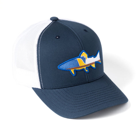 The Juniata: Pennsylvania Hat | Snapback Trucker Trout Patch Hat Snapback Hat - YinzerShop