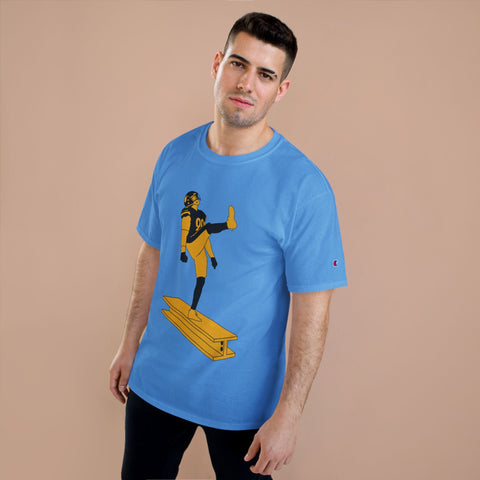 The Kick - Champion T-Shirt T-Shirt - YinzerShop