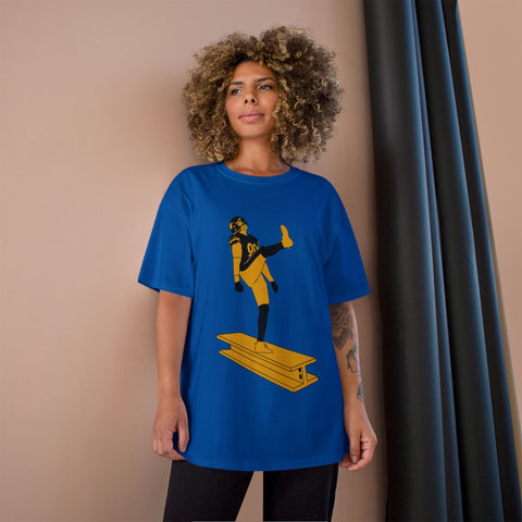 The Kick - Champion T-Shirt T-Shirt - YinzerShop
