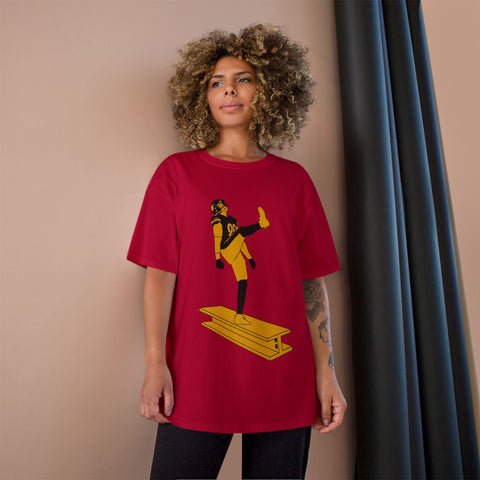 The Kick - Champion T-Shirt T-Shirt - YinzerShop