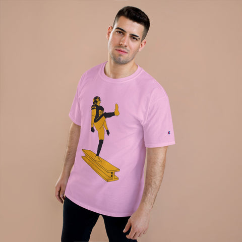 The Kick - Champion T-Shirt T-Shirt - YinzerShop