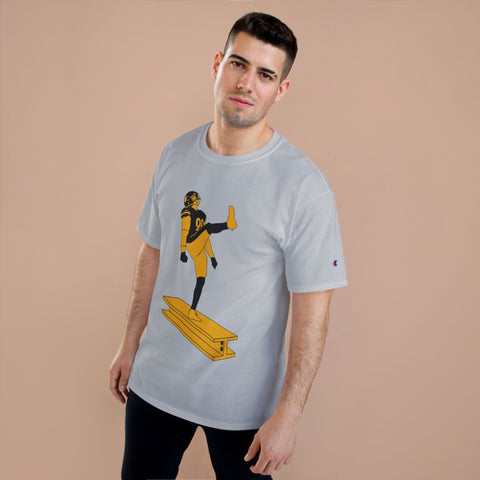 The Kick - Champion T-Shirt T-Shirt - YinzerShop