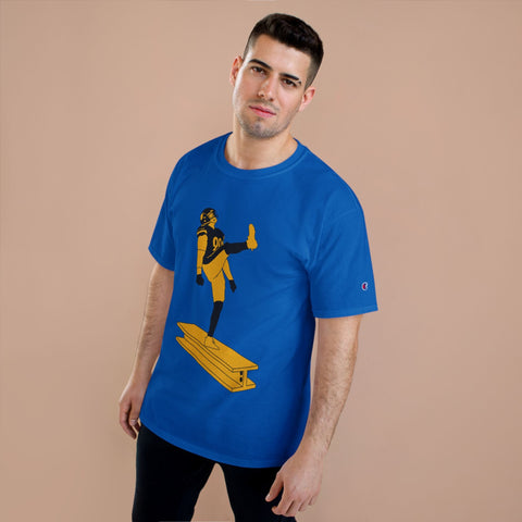 The Kick - Champion T-Shirt T-Shirt - YinzerShop