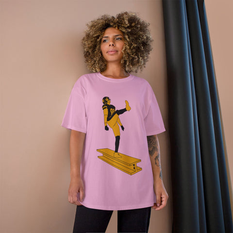 The Kick - Champion T-Shirt T-Shirt - YinzerShop