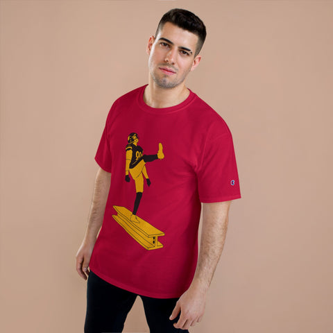 The Kick - Champion T-Shirt T-Shirt - YinzerShop