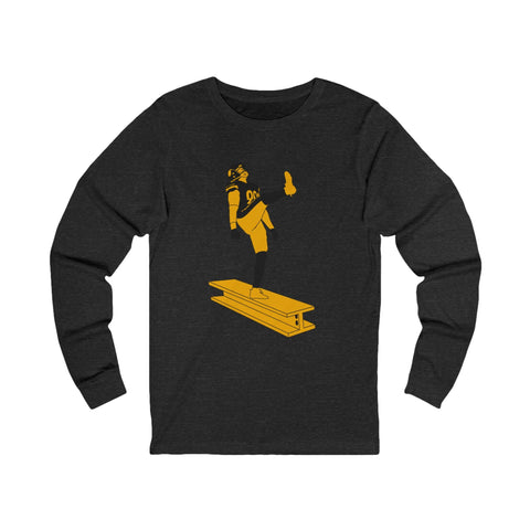The Kick - Unisex Long Sleeve Tee Long Sleeve Shirt - YinzerShop