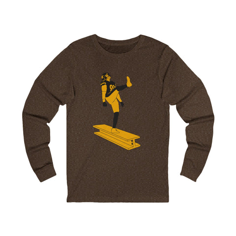 The Kick - Unisex Long Sleeve Tee Long Sleeve Shirt - YinzerShop