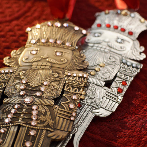 Nutcracker Prince Ornament – Handcrafted Aluminum Christmas Tree Decoration
