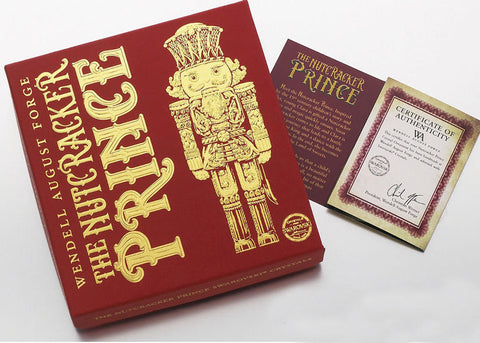 Nutcracker Prince Ornament – Handcrafted Bronze Holiday Keepsake with Crystal Accents