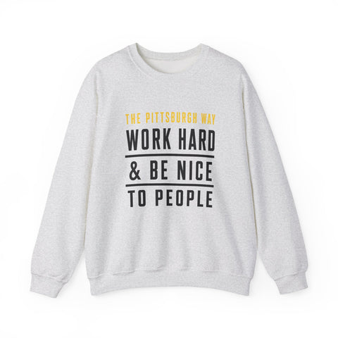 The Pittsburgh Way - Gildan Heavy Blend™ Crewneck Sweatshirt Sweatshirt - YinzerShop