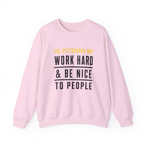 The Pittsburgh Way - Gildan Heavy Blend™ Crewneck Sweatshirt Sweatshirt - YinzerShop