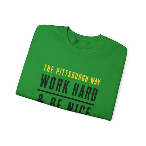 The Pittsburgh Way - Gildan Heavy Blend™ Crewneck Sweatshirt Sweatshirt - YinzerShop
