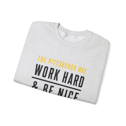 The Pittsburgh Way - Gildan Heavy Blend™ Crewneck Sweatshirt Sweatshirt - YinzerShop