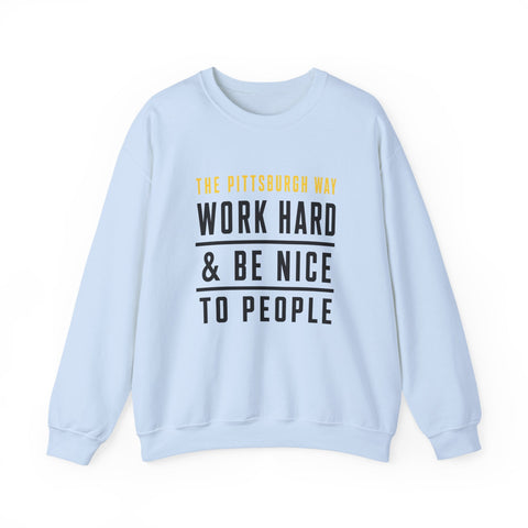 The Pittsburgh Way - Gildan Heavy Blend™ Crewneck Sweatshirt Sweatshirt - YinzerShop