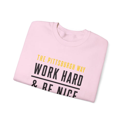 The Pittsburgh Way - Gildan Heavy Blend™ Crewneck Sweatshirt Sweatshirt - YinzerShop