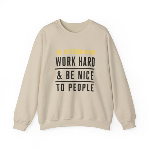 The Pittsburgh Way - Gildan Heavy Blend™ Crewneck Sweatshirt Sweatshirt - YinzerShop