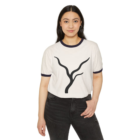 The Rivers of Pittsburgh - Unisex Cotton Ringer T-Shirt T-Shirt - YinzerShop