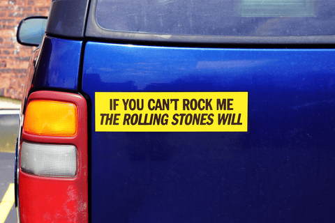 The Rolling Stones Bumper Sticker • The Rolling Stones x Oxford Pennant Sticker - YinzerShop