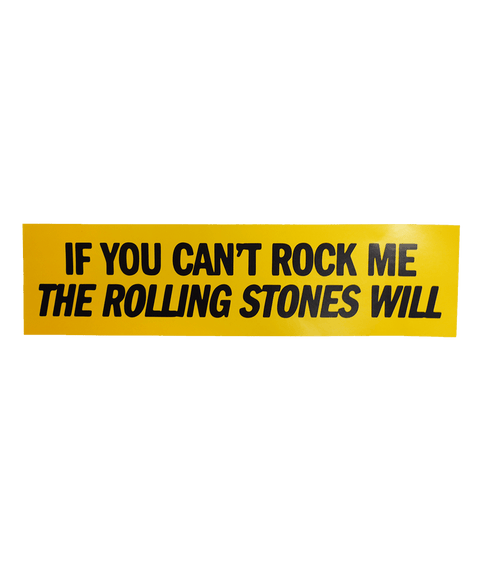 The Rolling Stones Bumper Sticker • The Rolling Stones x Oxford Pennant Sticker - YinzerShop