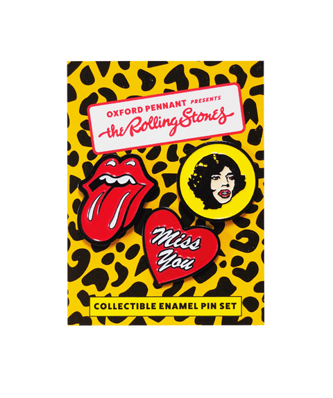 The Rolling Stones Pin Pack • The Rolling Stones x Oxford Pennant Enamel Pin - YinzerShop