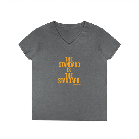 The Standard is the Standard - Ladies' V-Neck T-Shirt V-Neck T-Shirt - YinzerShop