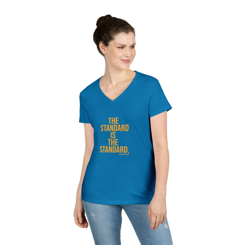 The Standard is the Standard - Ladies' V-Neck T-Shirt V-Neck T-Shirt - YinzerShop