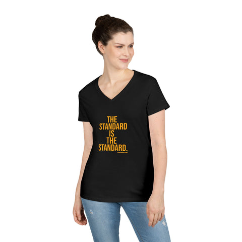 The Standard is the Standard - Ladies' V-Neck T-Shirt V-Neck T-Shirt - YinzerShop