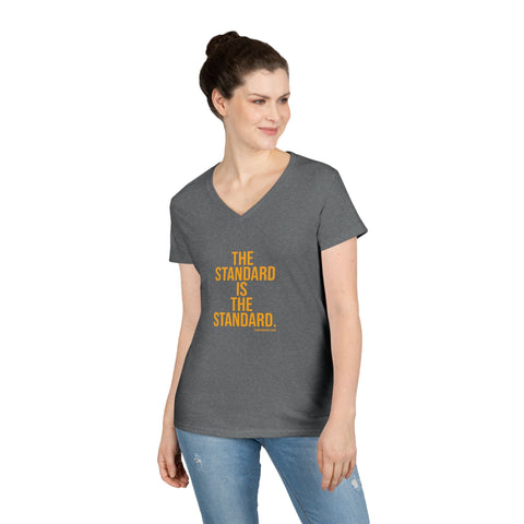 The Standard is the Standard - Ladies' V-Neck T-Shirt V-Neck T-Shirt - YinzerShop